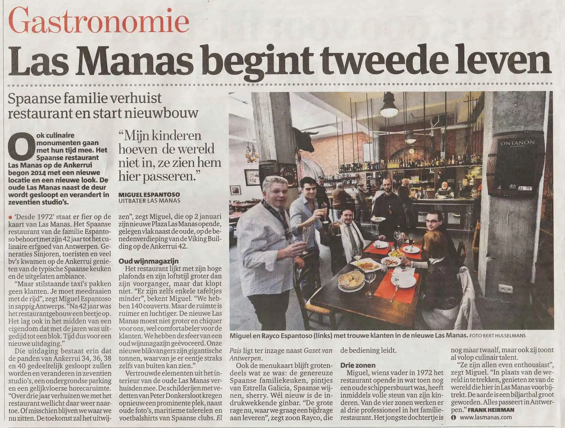 Gezellige, eigentijdse Spaanse restaurant met uitgebreide wijnkaart en diverse eetzones op Ankerstraat in Antwerpen, perfect voor culinaire ervaring en familiebijeenkomsten.