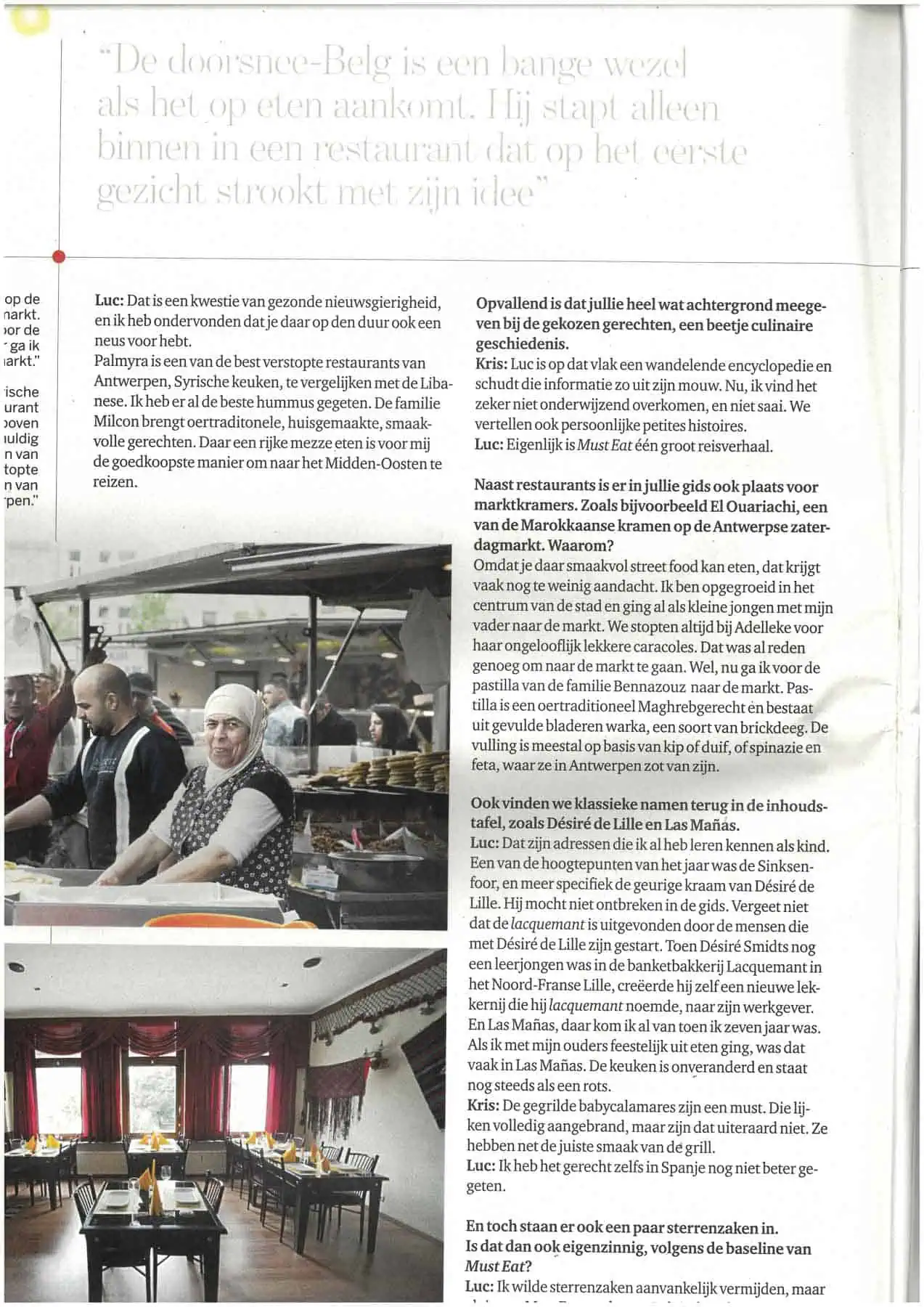 Authentiek Marokkaans restaurant Las Mañas in Antwerpen met traditionele gerechten, gezellige sfeer en uitgebreide menu's, perfect voor liefhebbers van Marokkaanse en Midden-Oosterse smaken.